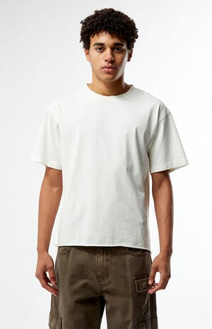 White Premium Cropped T-Shirt image number 1