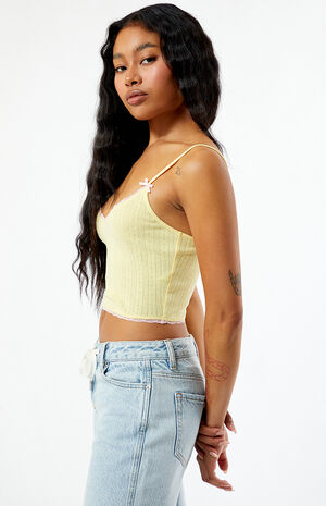 Magdalena Lace Pointelle Tank Top image number 4