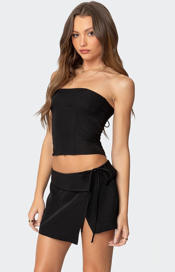 Edikted Selena Lace Up Corset | PacSun