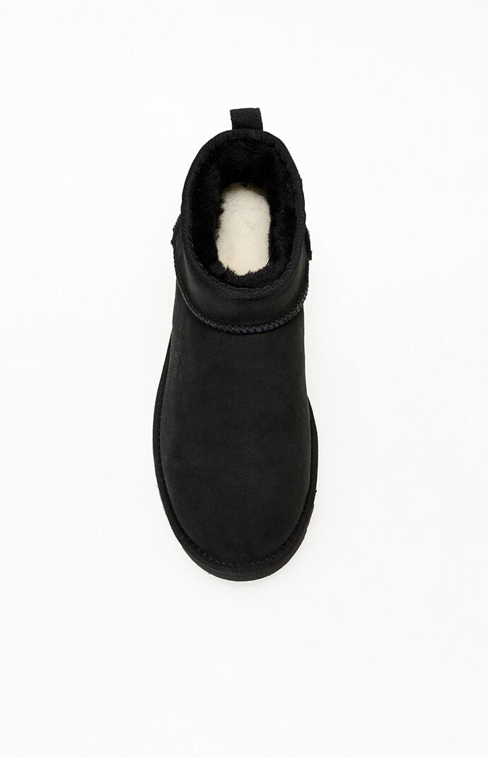 UGG Women's Black Classic Ultra Mini Boots