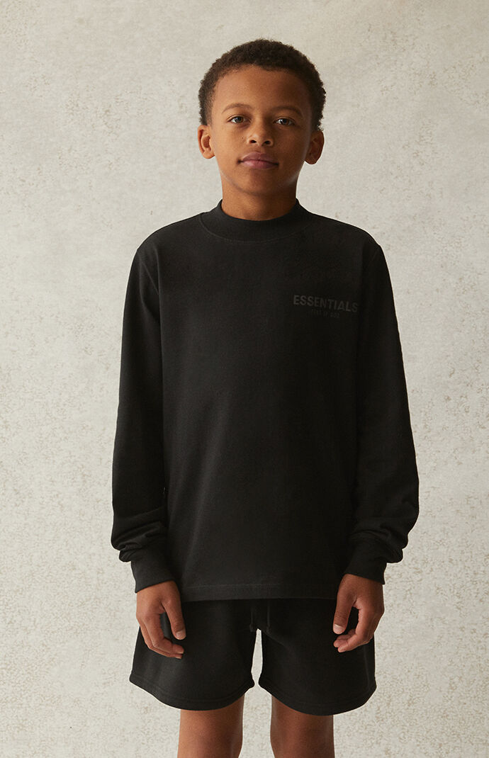 Essentials Black Long Sleeve T-Shirt