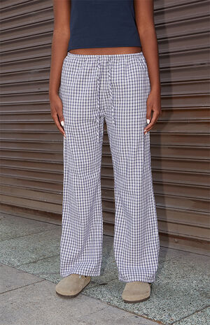 Plaid Anastasia Boxer Sweatpants image number 2