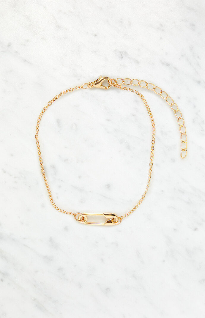 Simple Safety Pin Bracelet