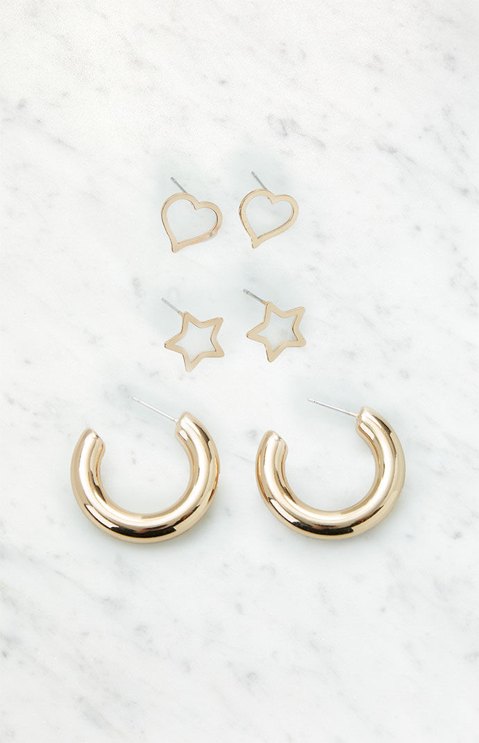 Pacsun hotsell star earrings