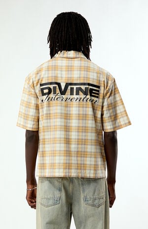 Divine Intervention Plaid Short Sleeve Shirt image number 4