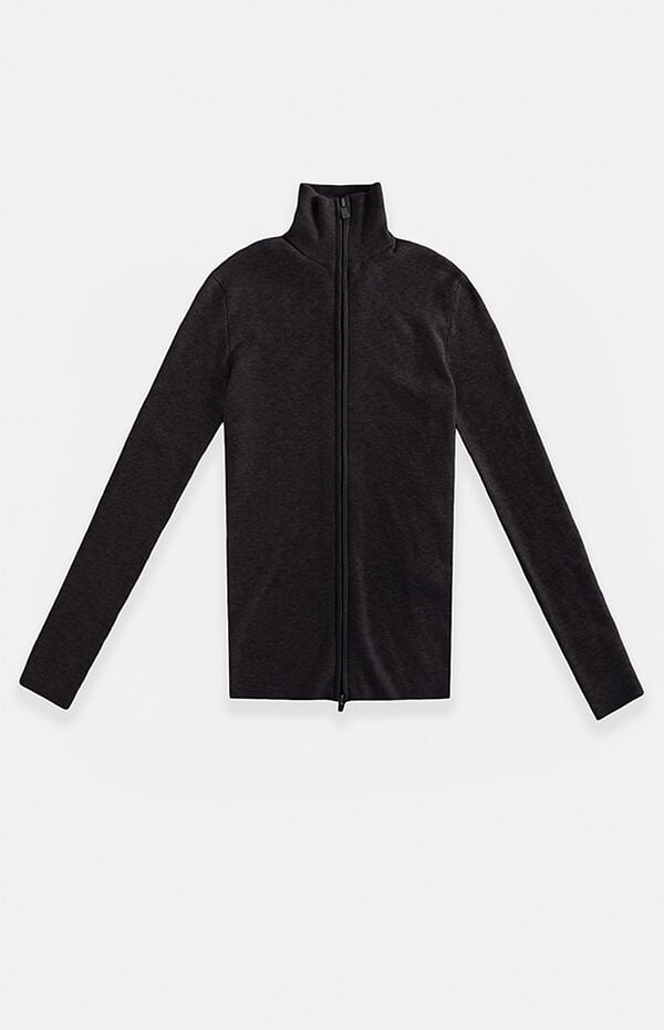 Fear of God ESSENTIALS Women's Jet Black Ribbed Jacket