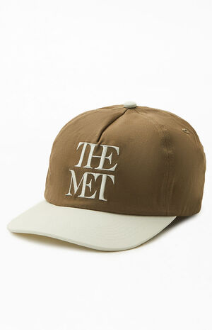 x PacSun Brown Strapback Dad Hat image number 2