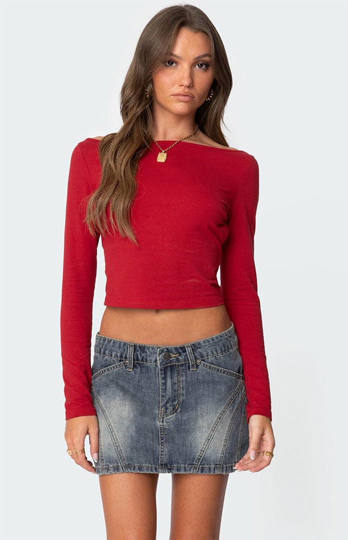 Edikted Valentine Open Back Top | PacSun