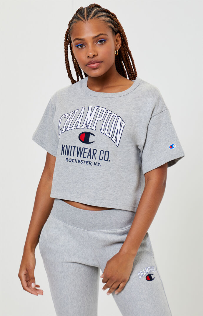 champion cropped tshirt