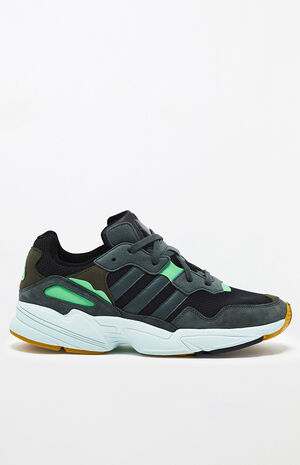 Black and Green Yung-96 Shoes | PacSun PacSun