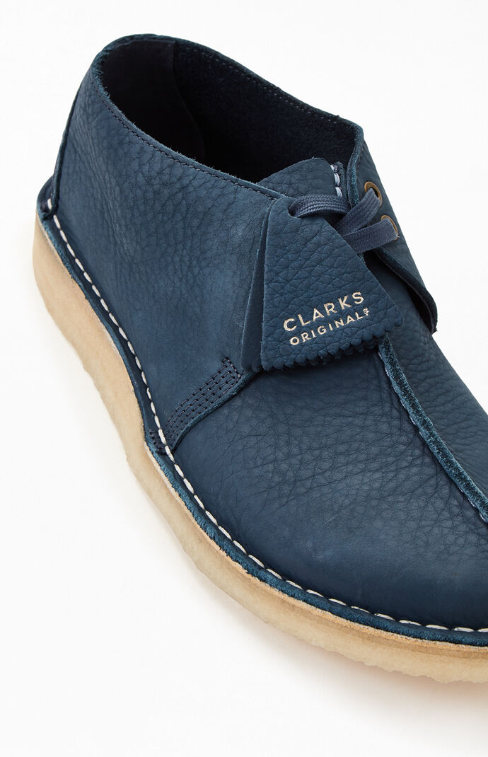 Blue Nubuck Desert Trek Shoes
