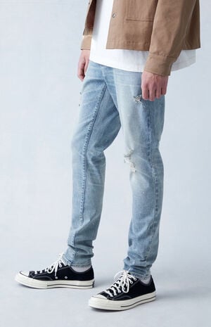 Eco High Stretch Indigo Skinny Jeans image number 3