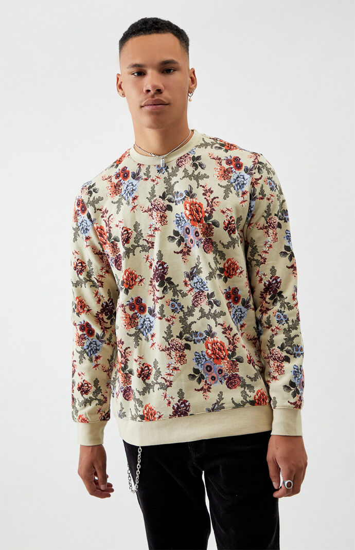 Piction Floral Crew Neck Sweatshirt