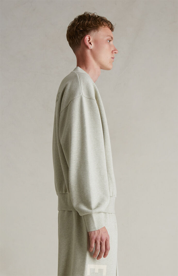 Fear of God ESSENTIALS Heather Stone Classic Fleece Crew