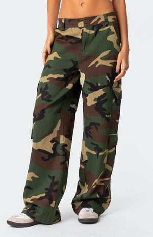 Carli Camo Cargo Pants image number 1