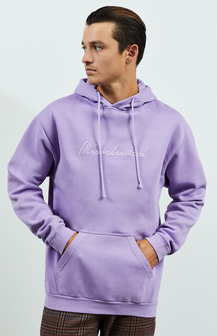 Misunderstood Lavender Pullover Hoodie 