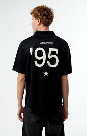 Black Long Way Home Mesh T-Shirt image number 2