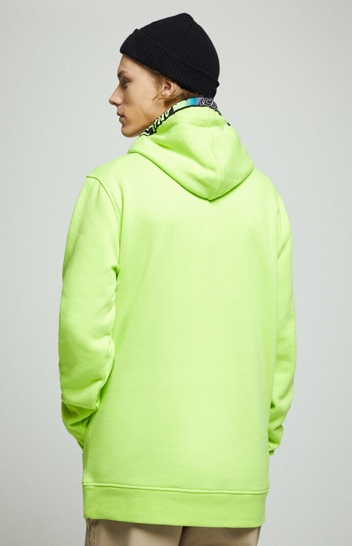 Neon Yellow Crux Pullover Hoodie
