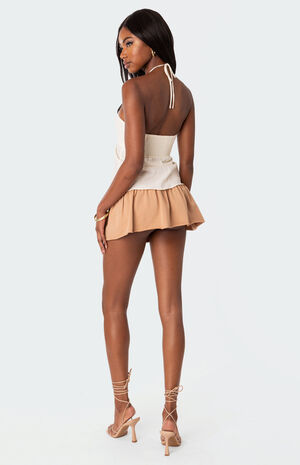 Gathered Split Front Top image number 5