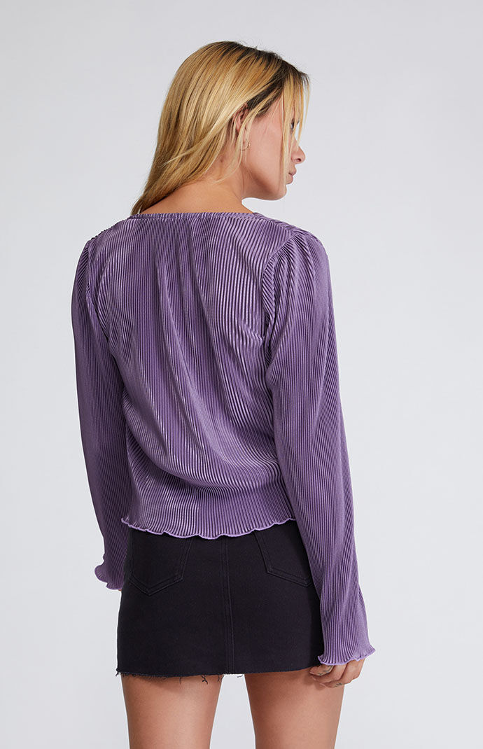 LA Hearts Button Front Long Sleeve Top | PacSun