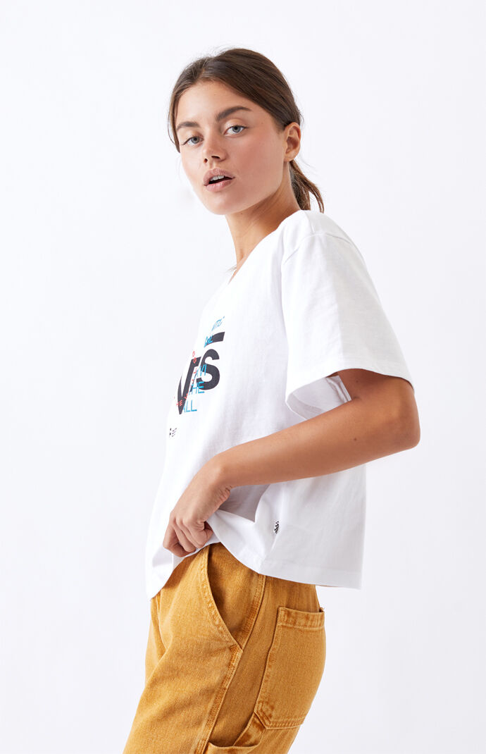 White Ya Mos Cropped T-Shirt