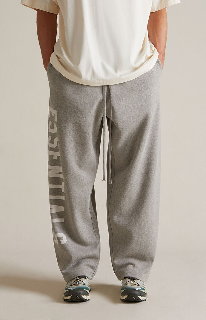 Fear of God Essentials Dark Heather Oatmeal Fleece Relaxed Fear of God Essentials Dark Heather Oatmeal Fleece Relaxed