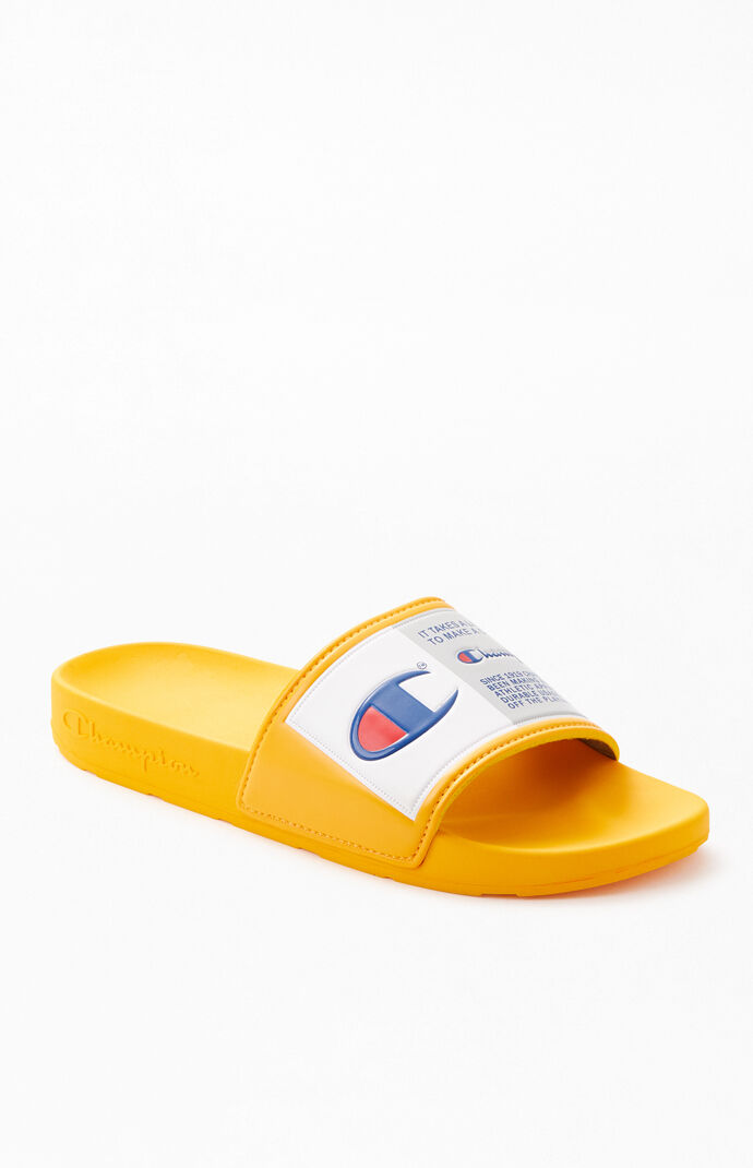 Champion Gold IPO Jock C Slide Sandals 