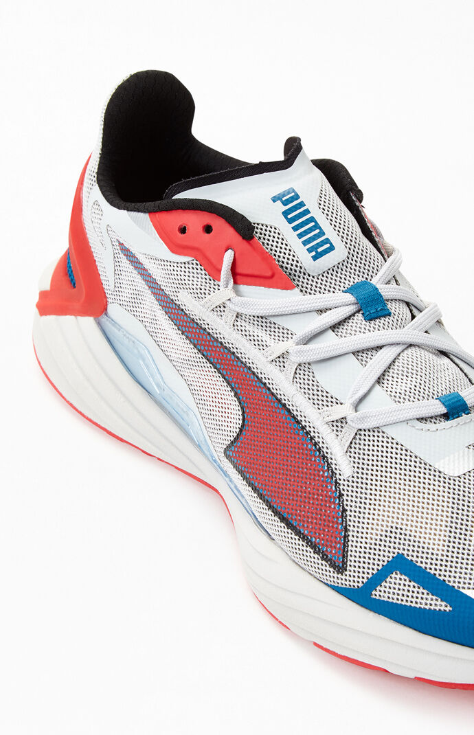 Gray & Red UltraRide Shoes