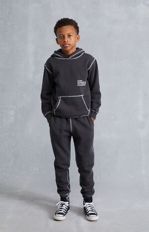 Kids Eco Contrast Thread Heritage Hoodie image number 1