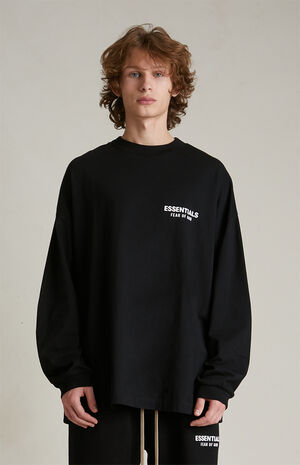 Black Long Sleeve T-Shirt image number 2