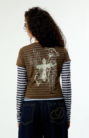 Heavenly Layered Long Sleeve Top image number 4
