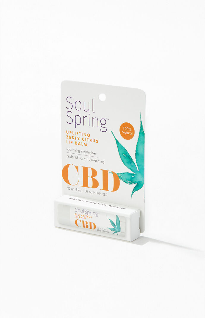 Uplifting Zesty Citrus CBD Lip Balm
