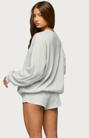 Baila Waffle Henley Top image number 3