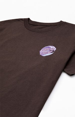 Kids Brown Wave Dot T-Shirt image number 3