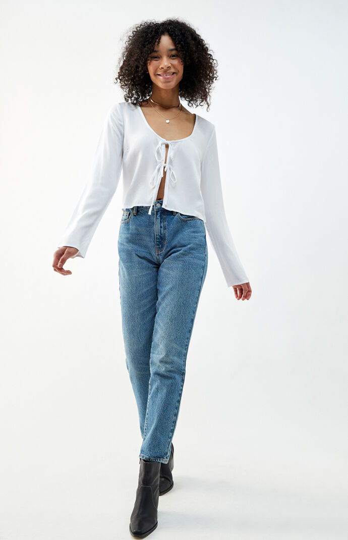 Double Tie Front Top