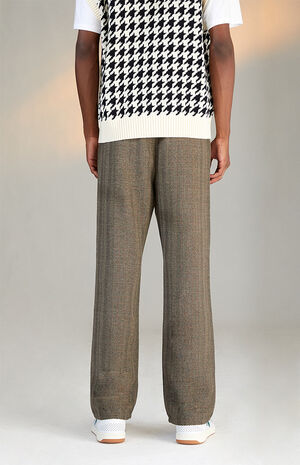 Pacsun Plaid Bootcut Menswear Pants Pacsun