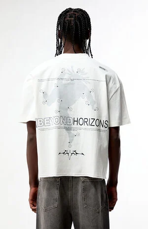 Beyond Horizons Cropped Boxy T-Shirt image number 4