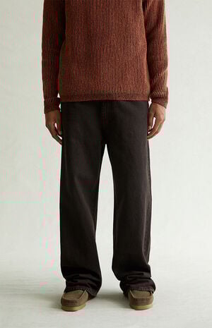 Blake Extreme Baggy Jeans Overdyed Dark Brown image number 1