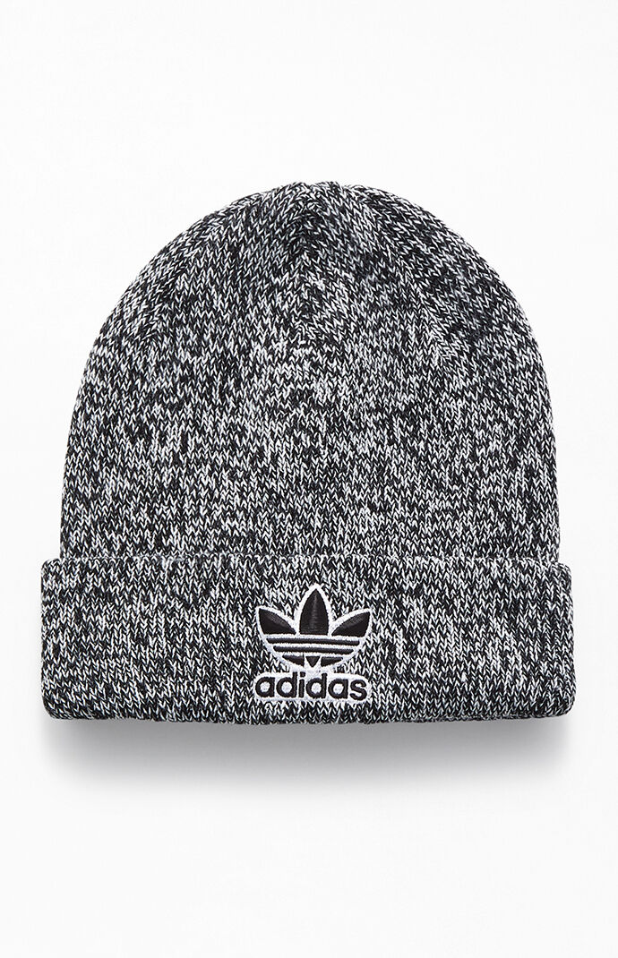 adidas trefoil beanie grey