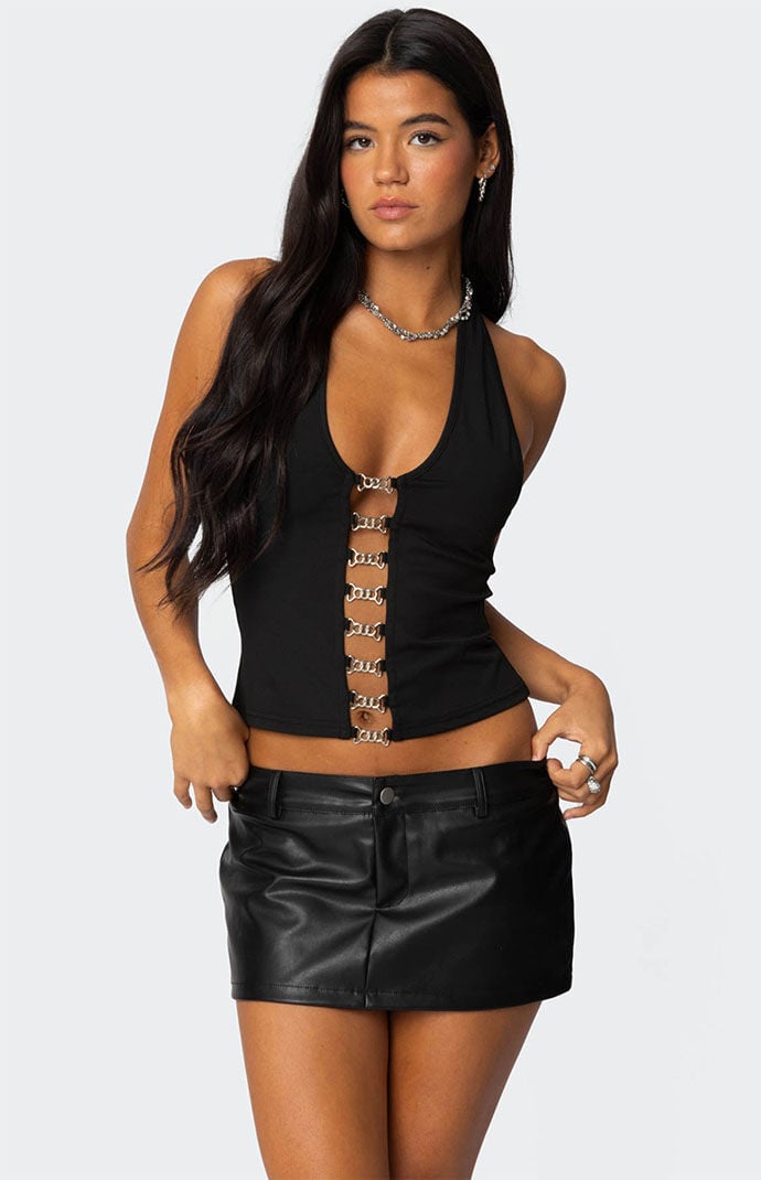 Edikted Chain Reaction Cut Out Top | PacSun