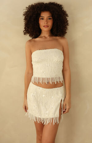 Champagne Mini Skirt image number 1