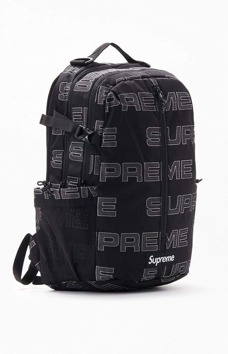 Supreme Black Backpack PacSun