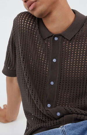 Open Knit 2.0 Woven Camp Shirt image number 2