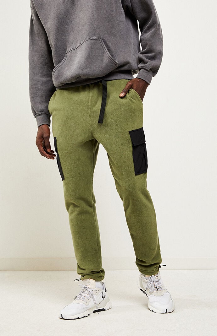 cargo fleece joggers