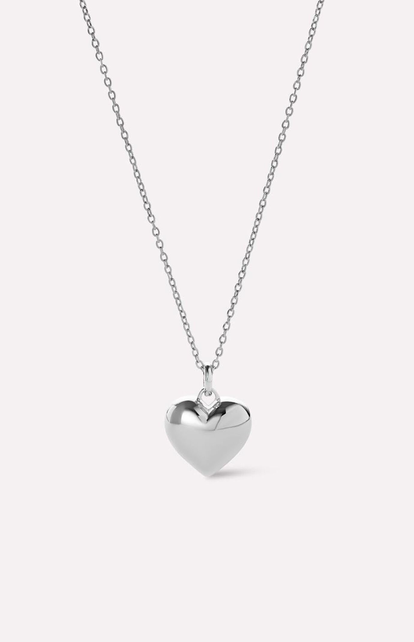 Ana Luisa Lev Small Silver Heart Necklace