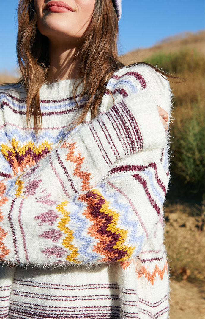 Fuzzy Fairisle Sweater