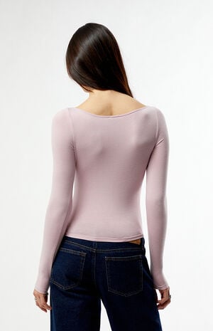 Shaina Long Sleeve Boat Neck Top image number 4