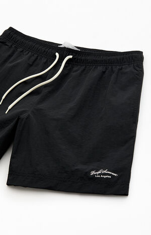 Black Collegiate 6.5" Swim Trunks image number 4