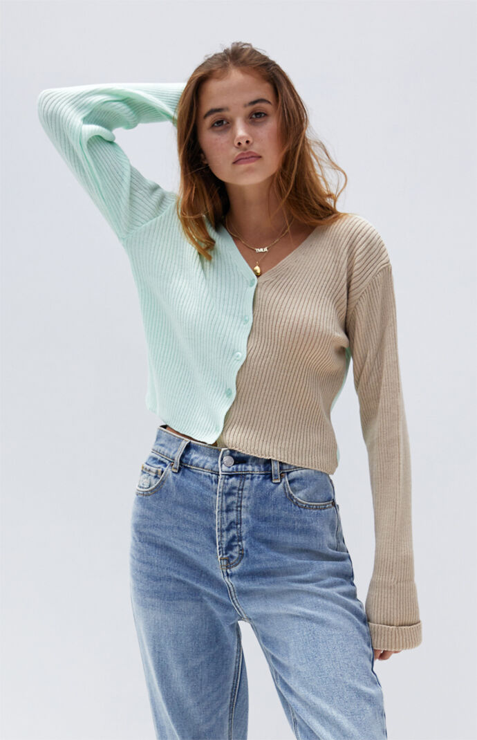 90s cropped cardigan