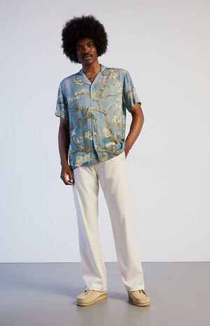 Slim Boot Cream Trousers image number 1